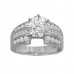 2.46 ct Women's Round Cut Diamond Engagement Ring 14k